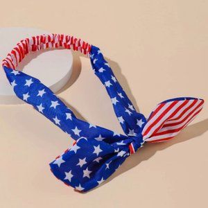 3/25 Americana Print Hair Band